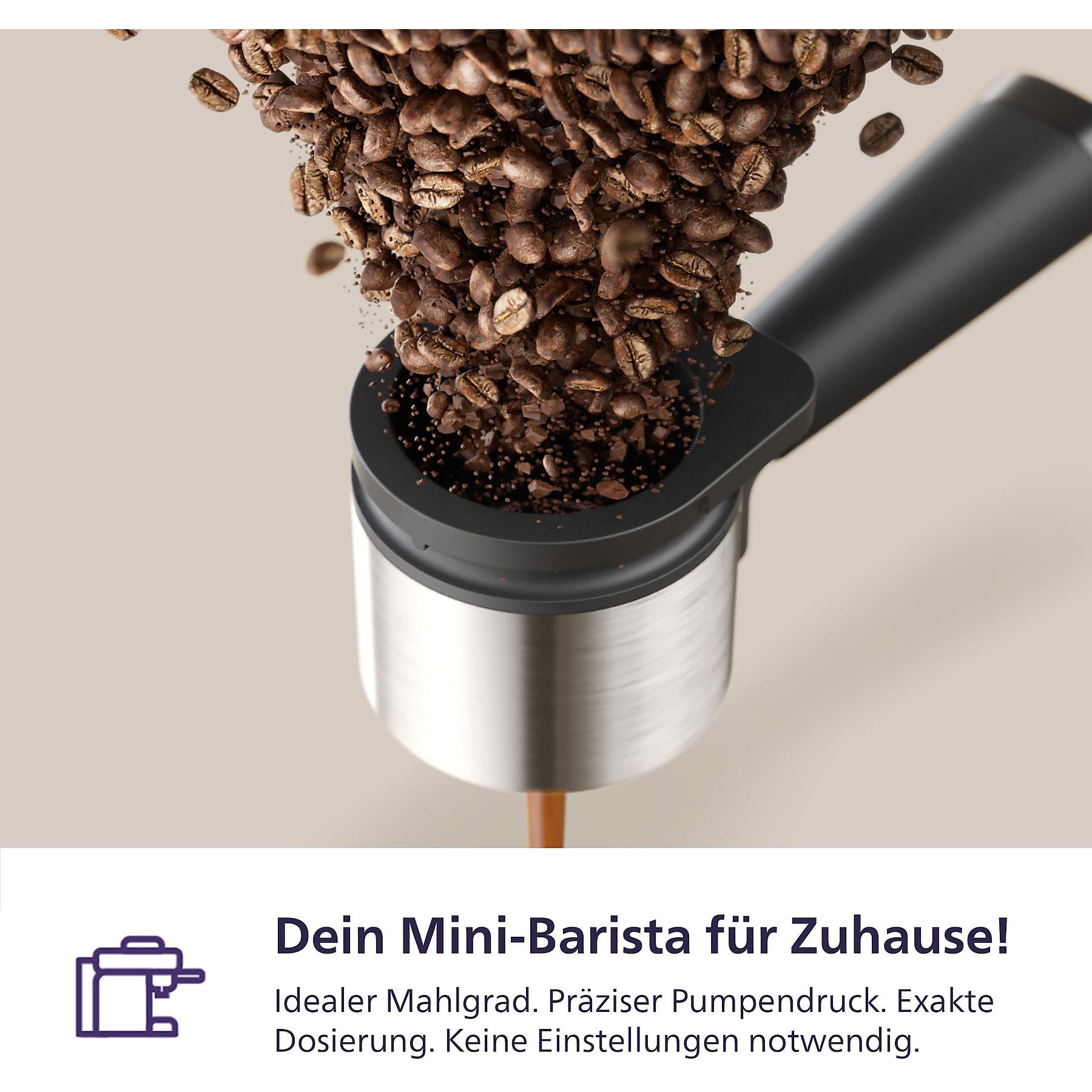 Philips Baristina + Melkopschuimer BAR303/60 - Afbeelding 5
